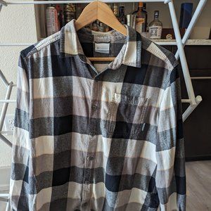 Columbia Men's Flannel Shirt Hiking Outdoors Size M